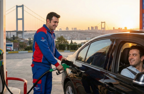 akaryakıt şarj istasyonları modern hizmetler lojistik